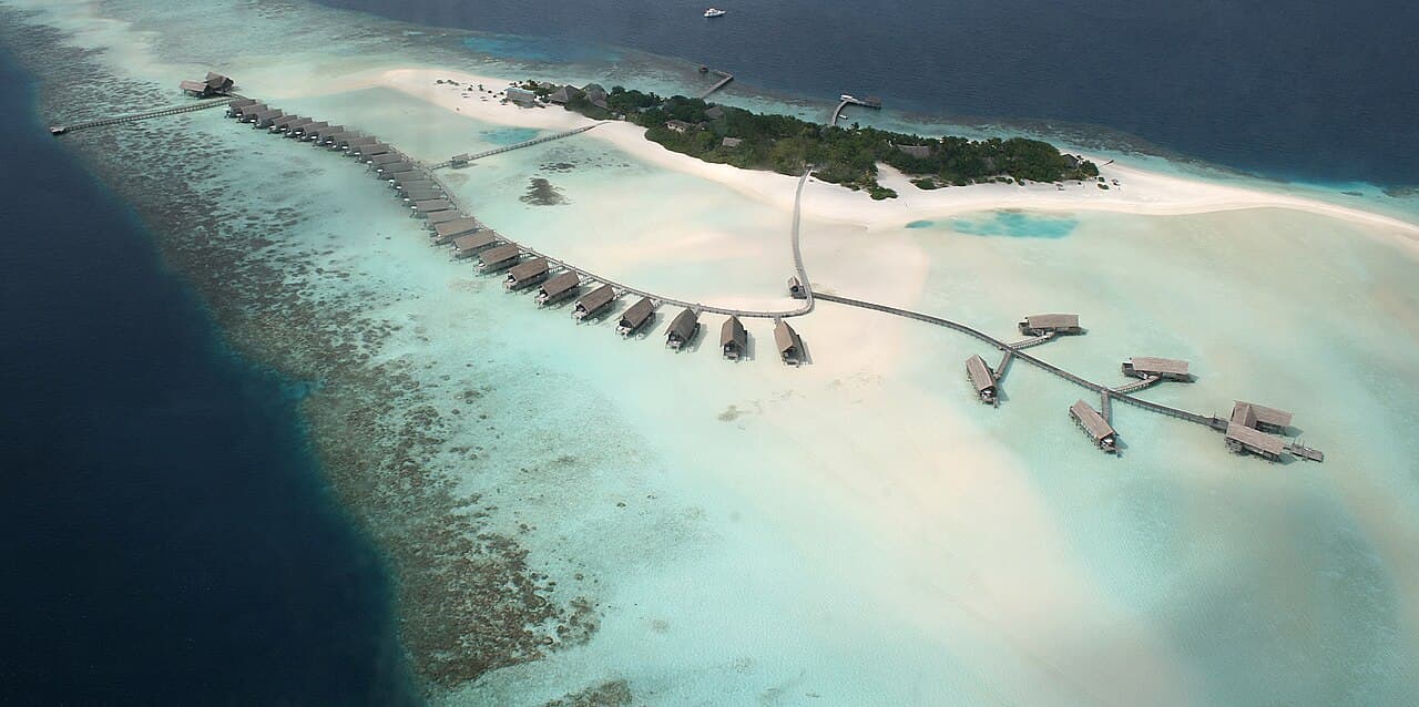 A memorable view of Maldives