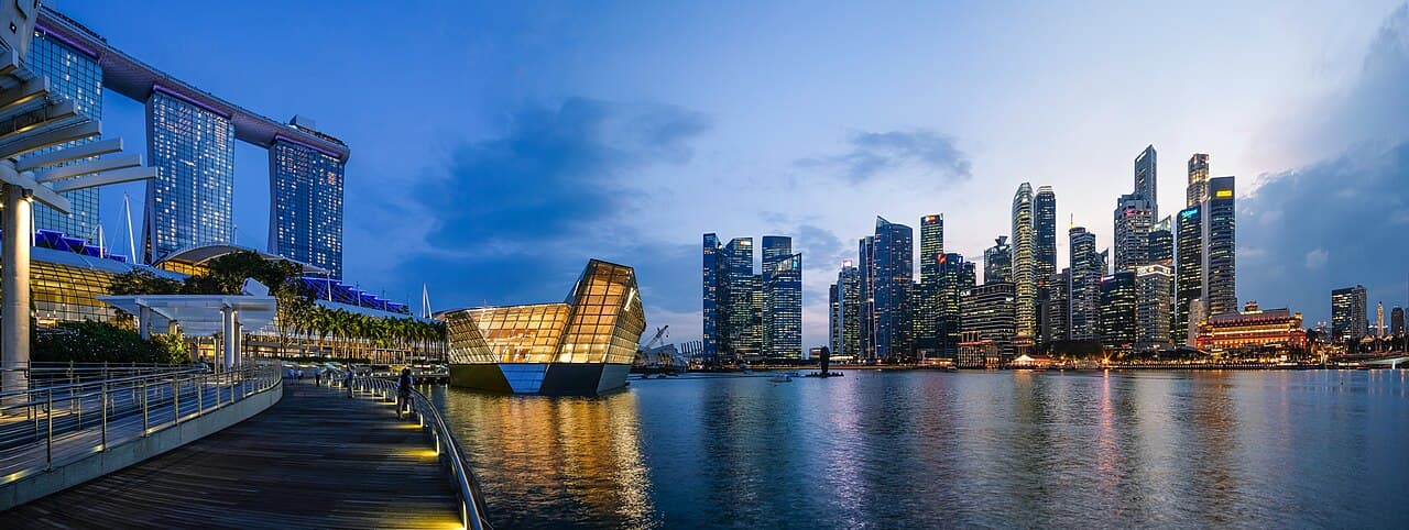A memorable view of Singapore