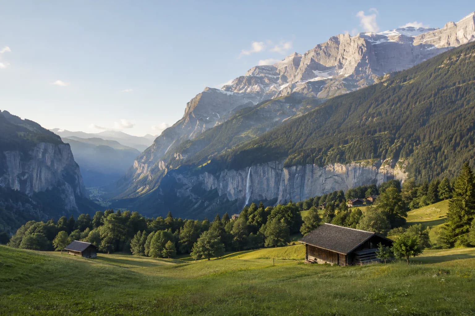 A memorable view of Switzerland